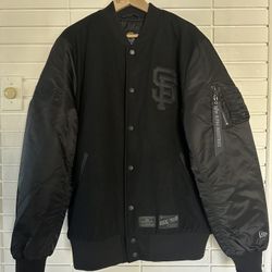 Alpha Industries x New Era MLB SF Giants MA-1 Wool Varsity Jacket XL