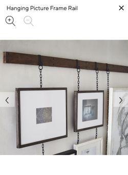 Pottery Barn Picture Frame Rail