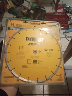 DeWalt 14 in diamond blade