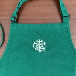 Starbucks Green Barista Apron