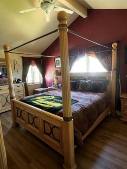 🔥 Baroque‑Style Bedroom Set – California King 🔥