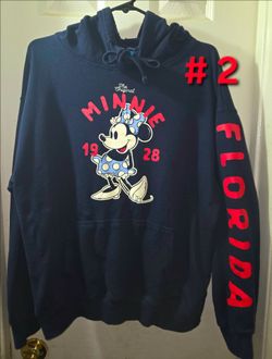 Navy Blue Disney Hoodie (Minnie Mouse) Large