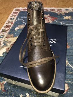 Original Penguin Brown Leather Boots