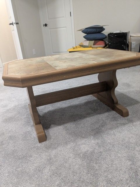 Real Wood Tiled Coffee or End Table