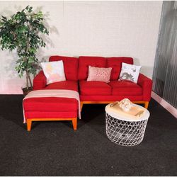 Red Sectional Couch Sofa