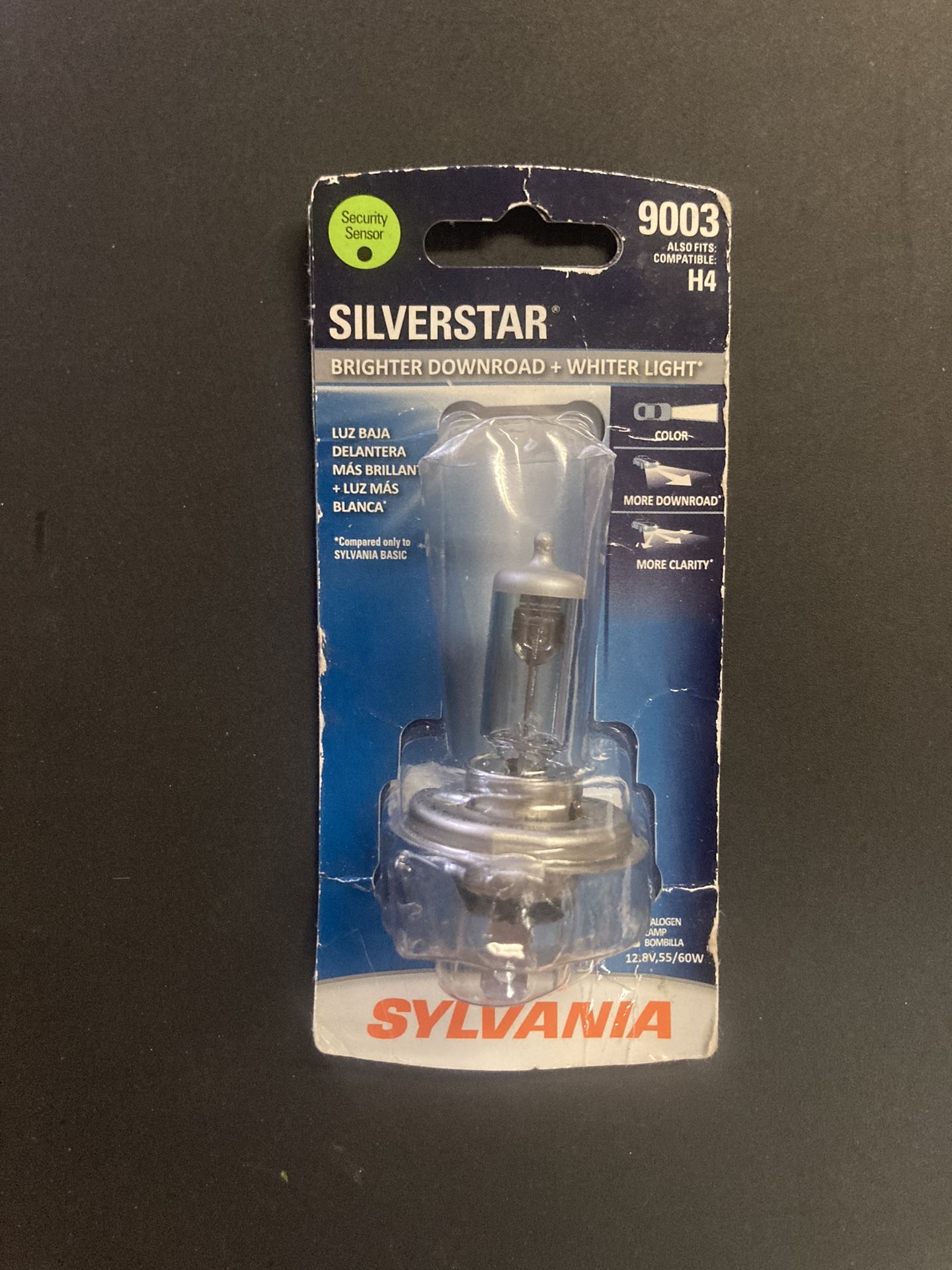 Sylvania 9003 SilverStar Auto Halogen Headlight Bulb (New) H4