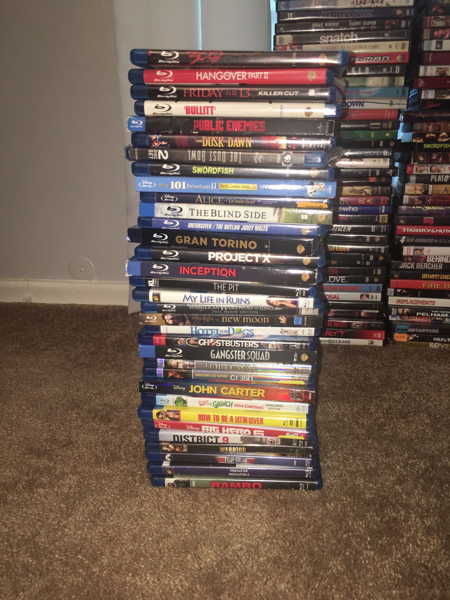 33 Blu ray movie dvds