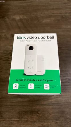 Blink Video Doorbell with Sync Module