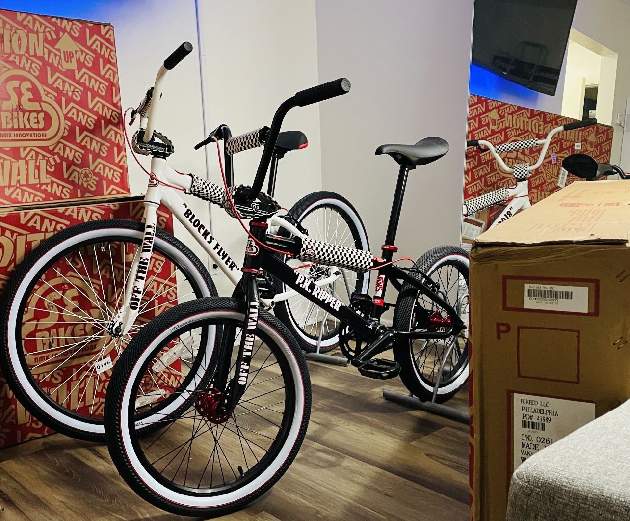 PK RIPPER 20” VANS BMX BIKE NEW IN BOX RARE SE BIKES