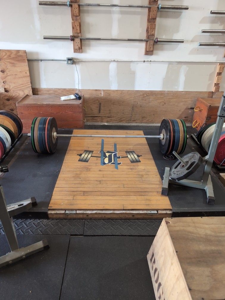 Competition Barbell And Bumpers