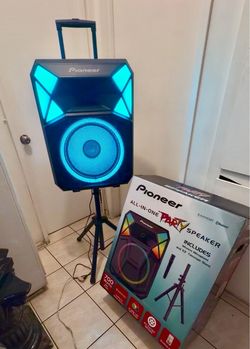 Pioneer Ultimate Party Speaker - 700 Watts, Stand, Wheels, Bluetooth, Mic/ Dj Ready