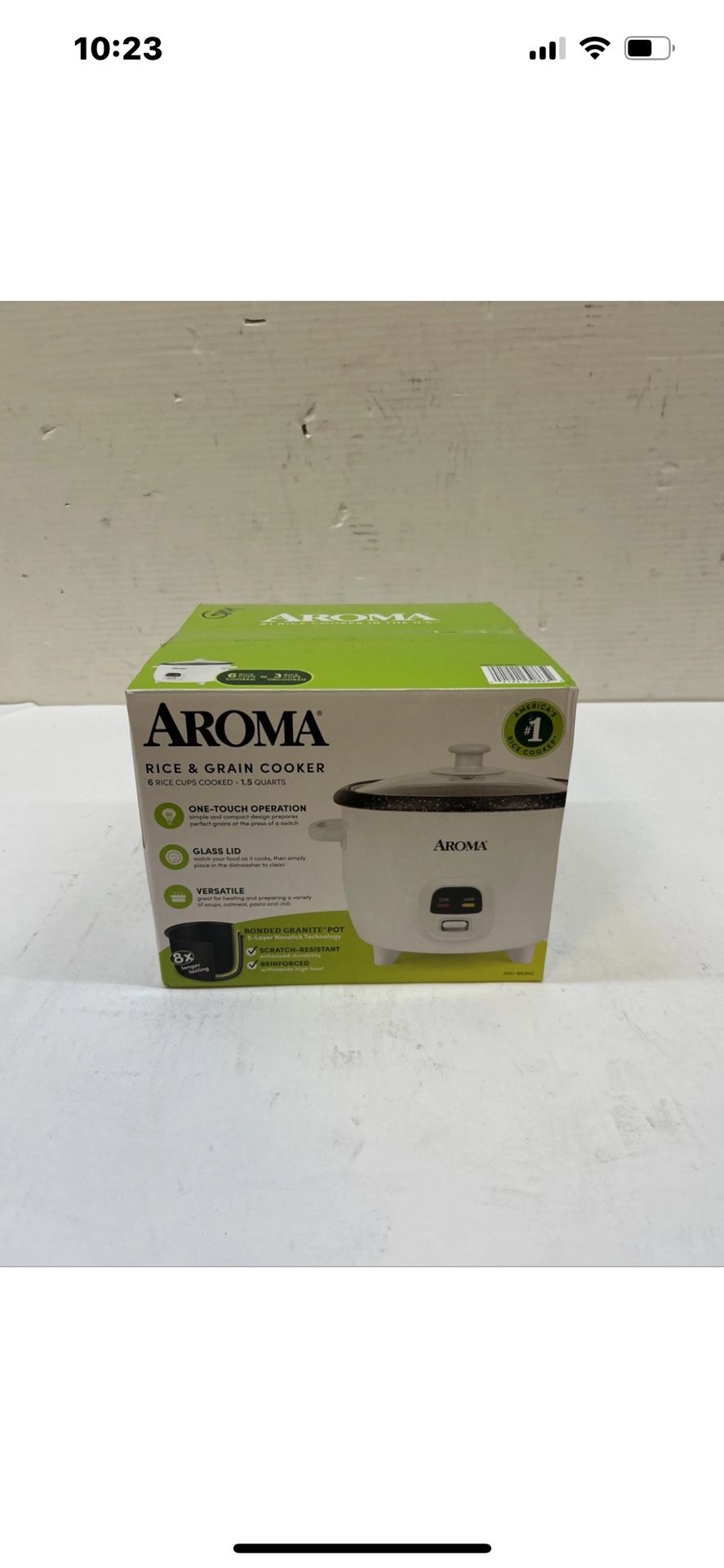 Aroma rice and grain cooker