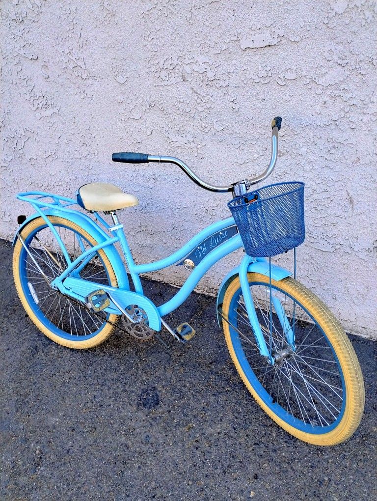 Women's Huffy Nel Lusso 26" Beach Cruiser Bike Bicicleta Basket