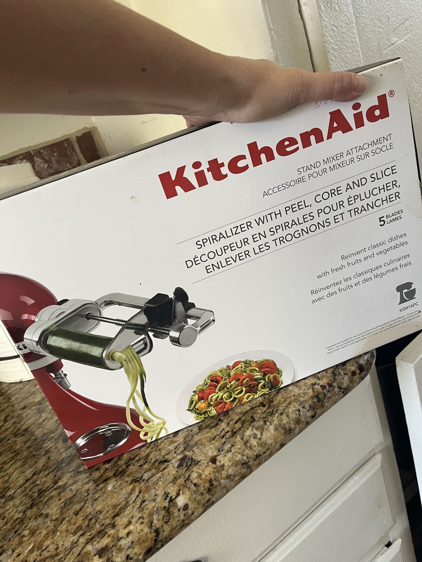 KitchenAid stand mixer Spiralizer