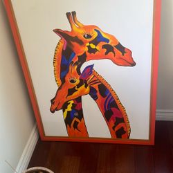 Custom Giraffe Painting 