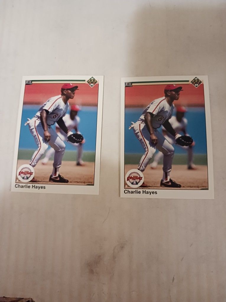 1990 Upper Deck Charlie Hayes Error Card
