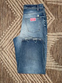 KENZO Paris Baggy Distressed Jeans Size 30
