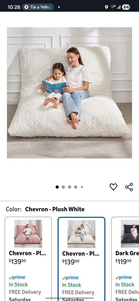 New Oversized Bean Bag Chair