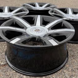22” CADILLAC ESCALADE FACTORY OEM PLATINUM GMC DENALI SIERRA YUKON CHEVY RIMS NEW REFURB