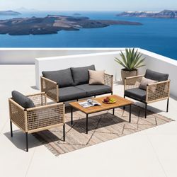4-Piece Outdoor Patio Furniture Set