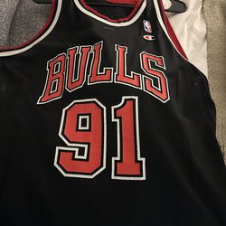 Dennis Rodman Bulls Champion Jersey XL