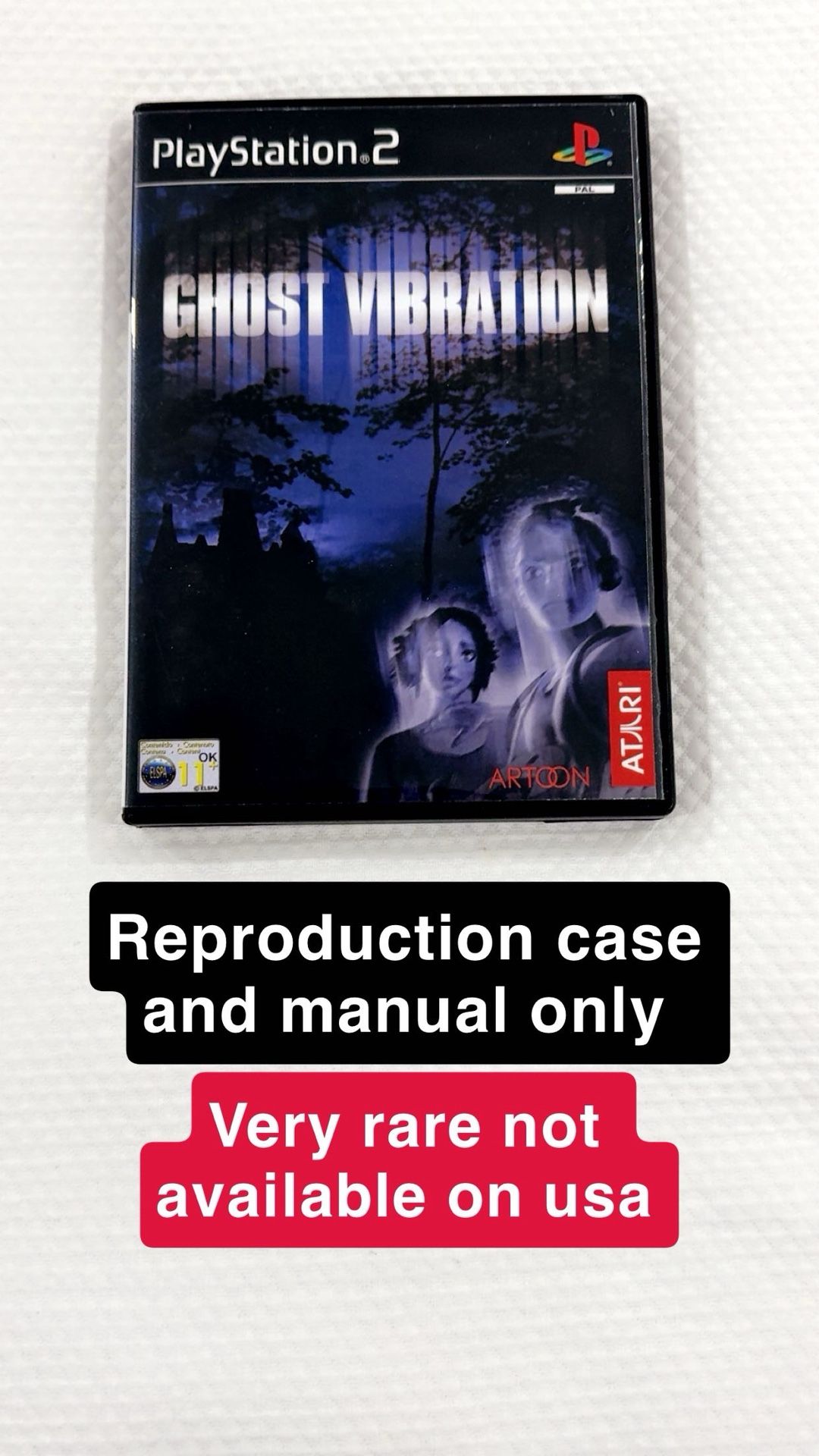 GHOST VIBRATION Sony PlayStation 2 Pal