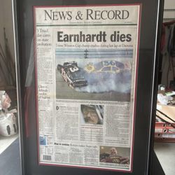 Dale Earnhardt framed Pic