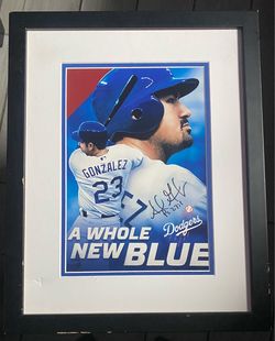 Dodgers Signed Framed Photo