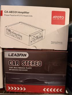 Car Radio And Amp
