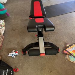 **🏋️ Bowflex SelectTech 3.1S Adjustable Weight Bench - Like New!**