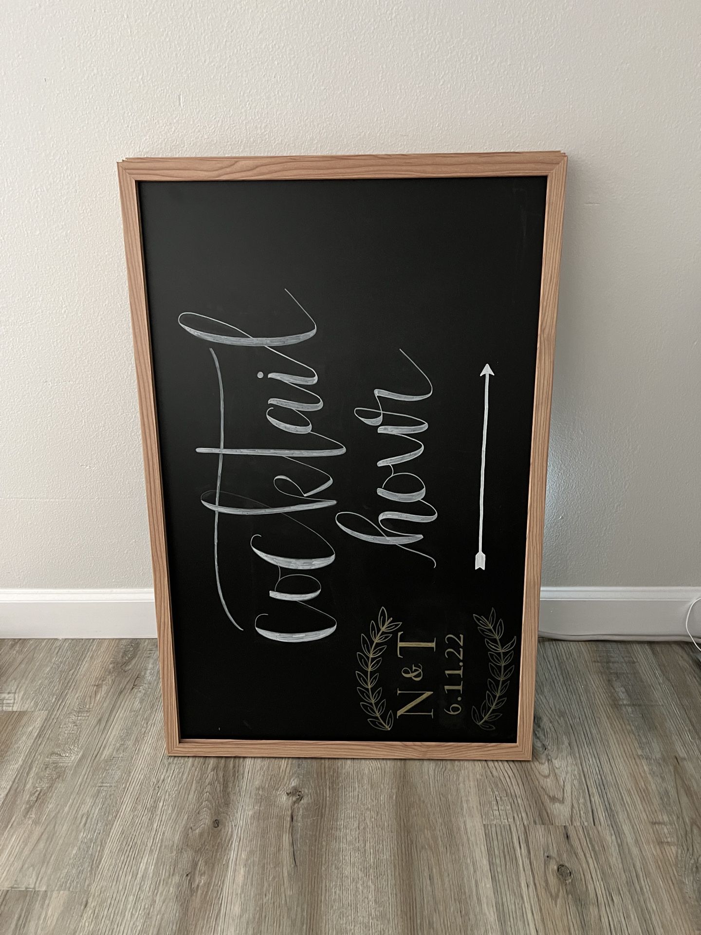Large Chalkboard Signs 36” x 23” for Events Weddings Birthdays