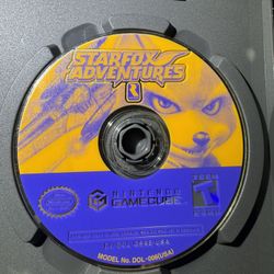 Starfox Adventures Nintendo GameCube 2000, Tested, Working Disc Only