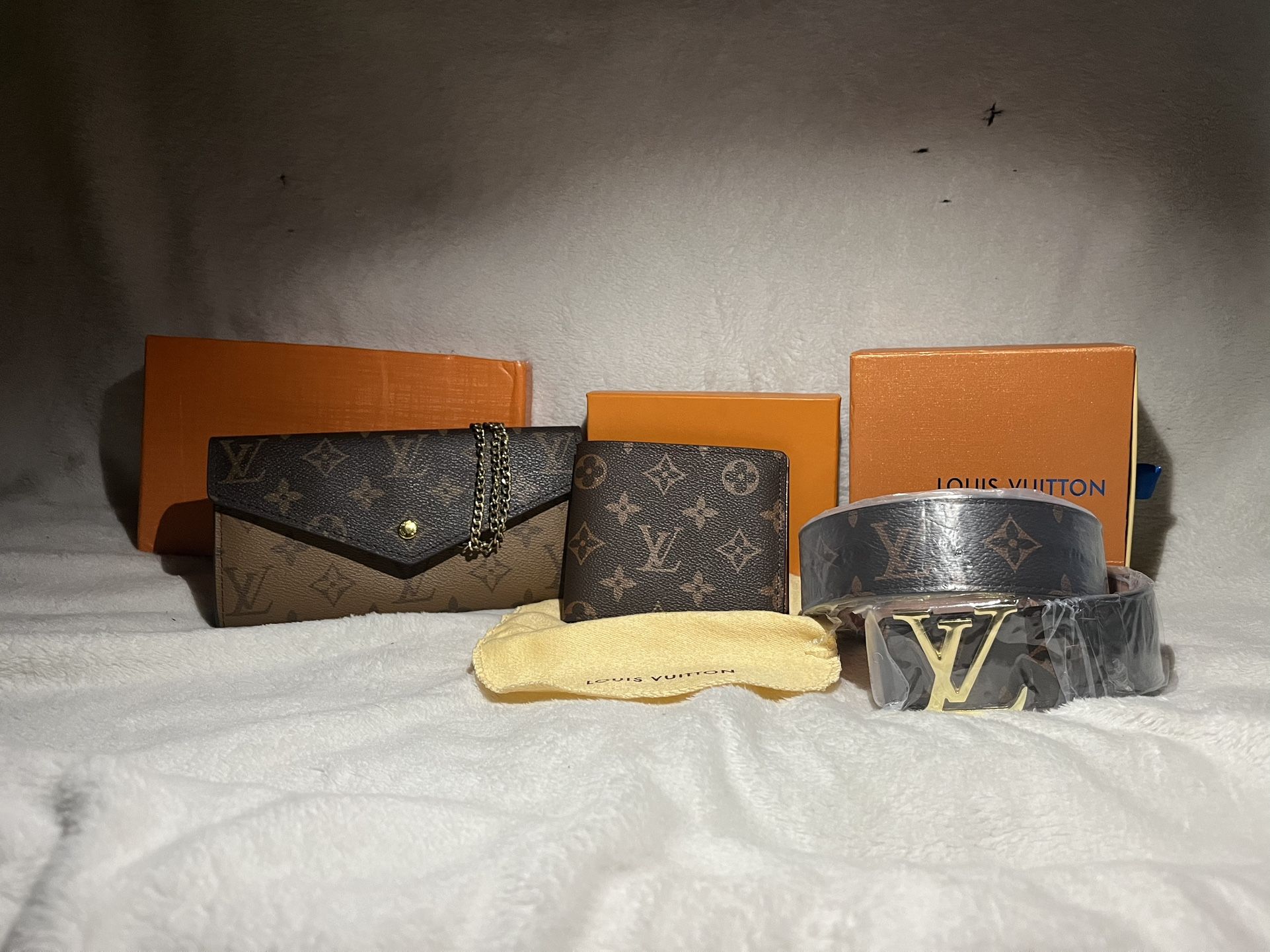 3 Pc Wallet and Belt set