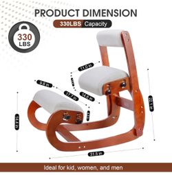 IllumiFurn Ergonomic Kneeling Chair