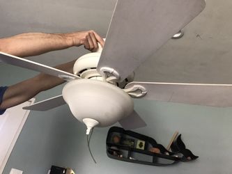White fan, works great