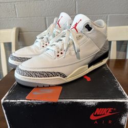 Jordan 3 White Cement Size 11