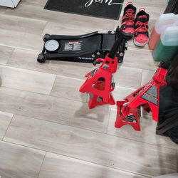3ton Floor Jack 4 Jack STANDS