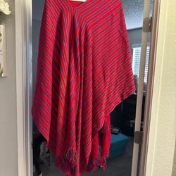 Peruvian Shaman Huayruro Poncho Cape