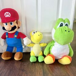 Toys-Mario bros plushes