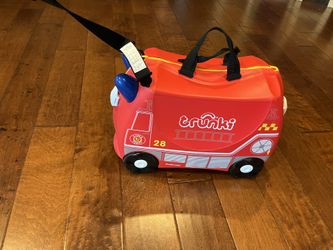 Kids Luggage Firefighter Truck