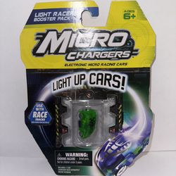 *NEW* Micro Chargers Electronic Micro Racing Light Up Car Green1