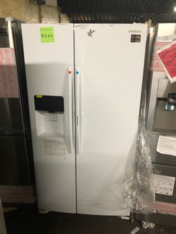 Samsung side-by-side refrigerator