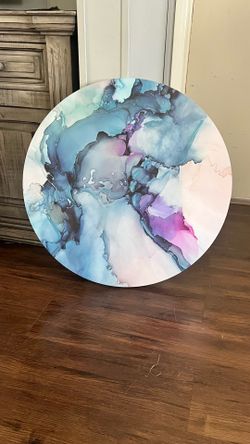 Round Abstract Wall Art