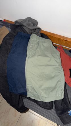 Men’s Uniqlo shorts (navy and light green) size medium