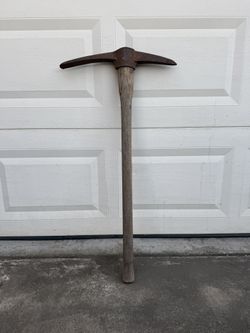 Vintage Pick Axe about 3’ Tall $40