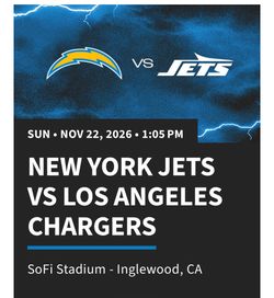Chargers vs Jets
