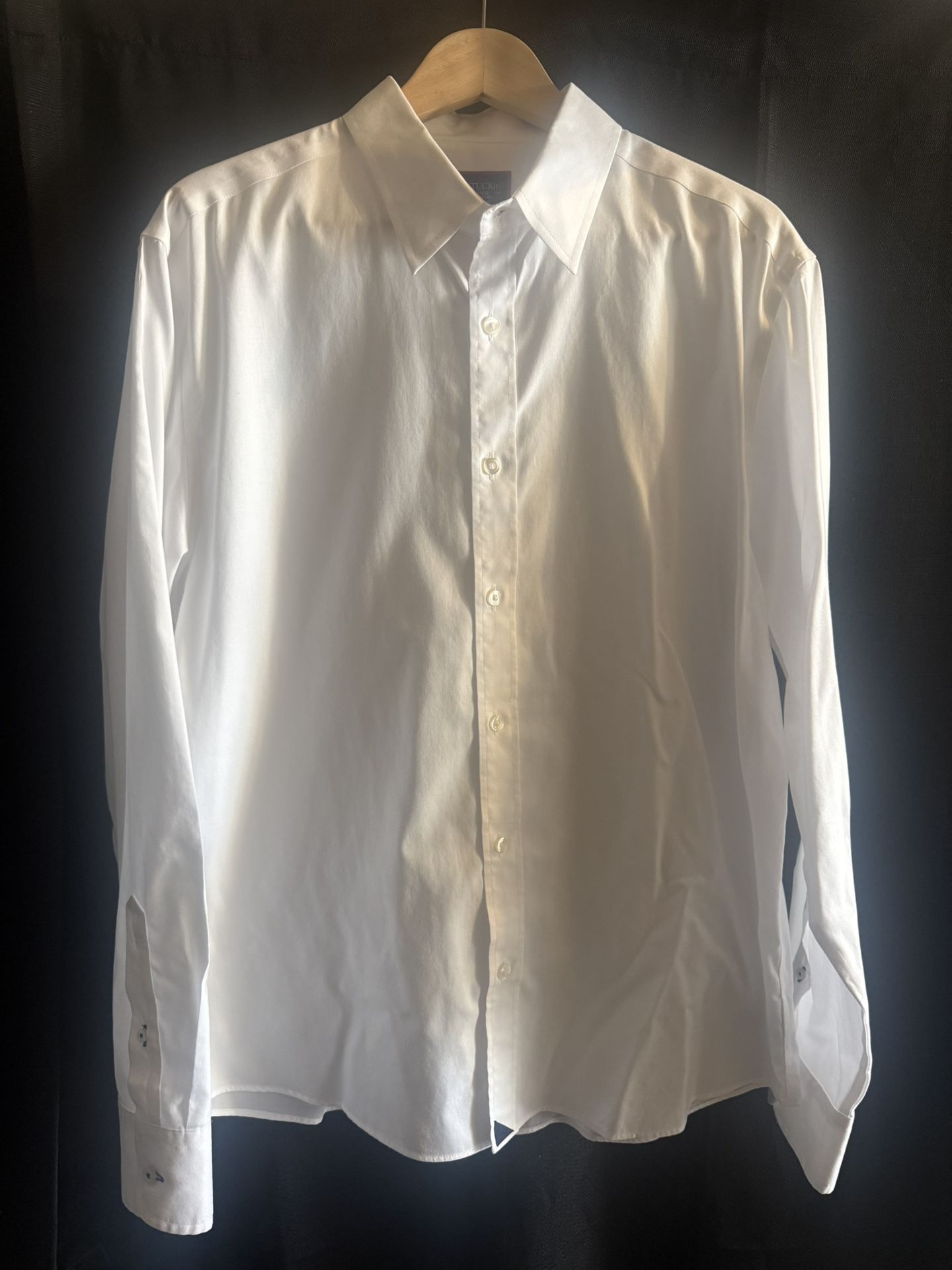 UNTUCKit - Wrinkle Free White - LARGE Regular Fit