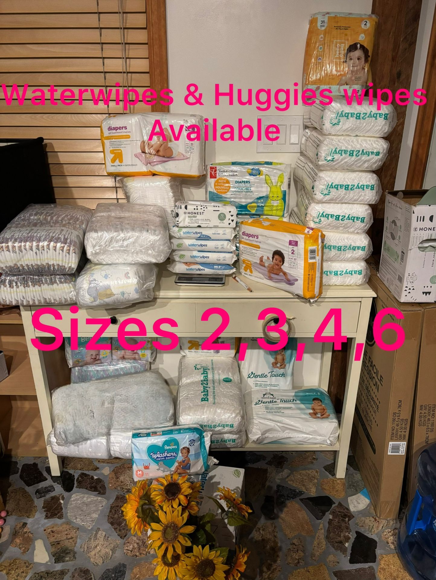 Diapers/wipes For Sale