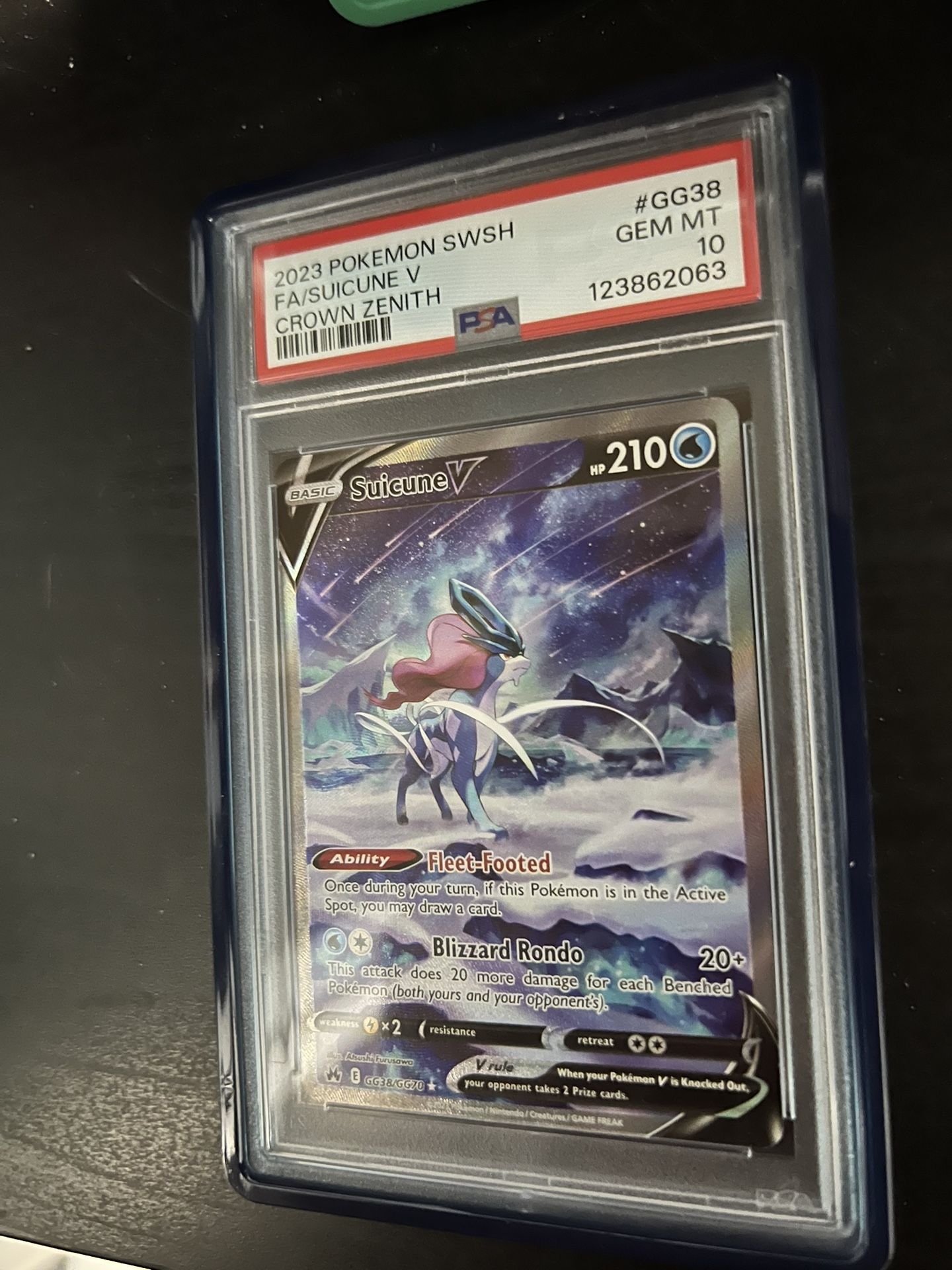 Suicune V Psa 10