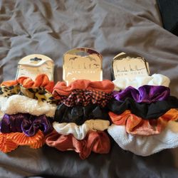 15 Autumn Halloween Scrunchies